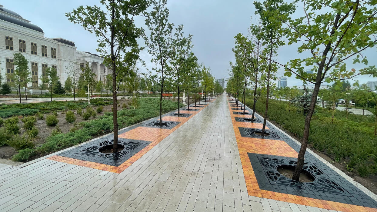 Приствольная решетка для дерева ZKING CRUST 1.2х1.2м Черная в Сальске фото