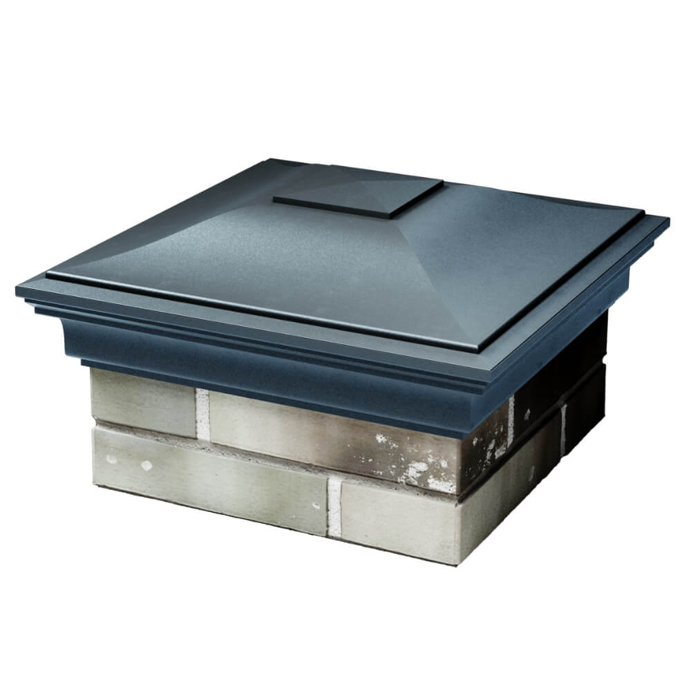 Колпак Zking Монблан Серый на столб 1.5х1.5 кирпича (385х385мм) в Сальске фото