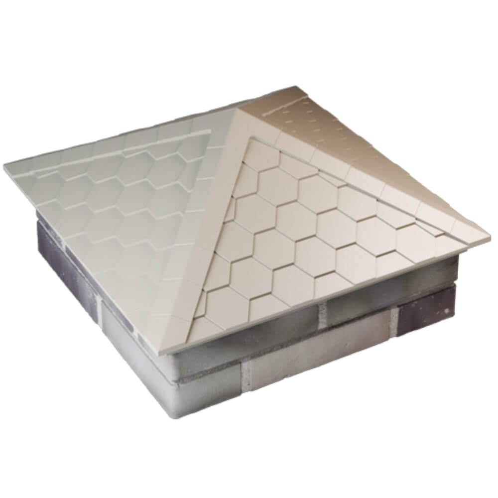 Колпак Zking Эверест Бежевый на столб 2х2 кирпича (535х535мм) Сальск фото