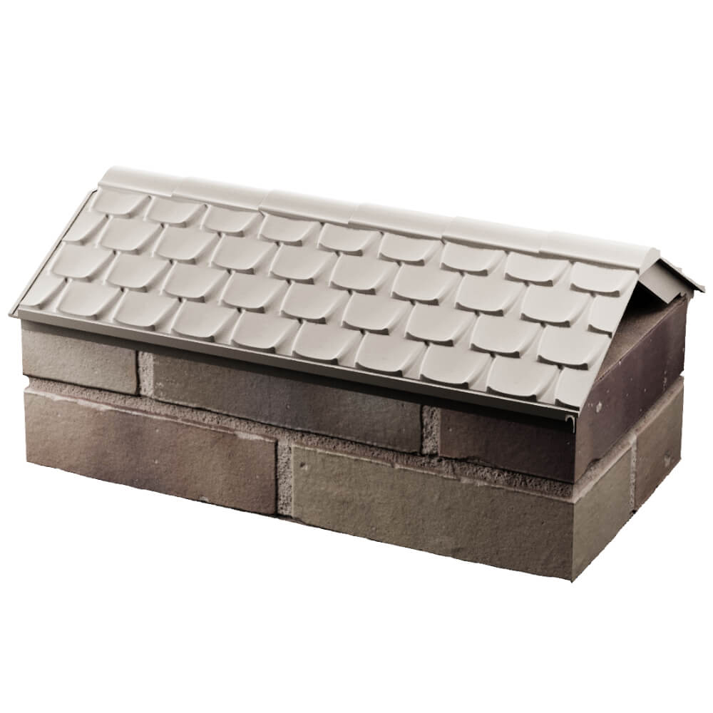 Парапет Zking Эльбрус Бежевый с посадкой на 1 кирпич (255мм) в Сальске фото