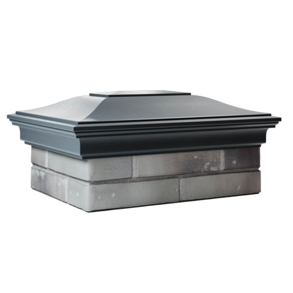 Колпак Zking Монблан Серый на столб 2х1.5 кирпича (515х385мм) в Сальске фото