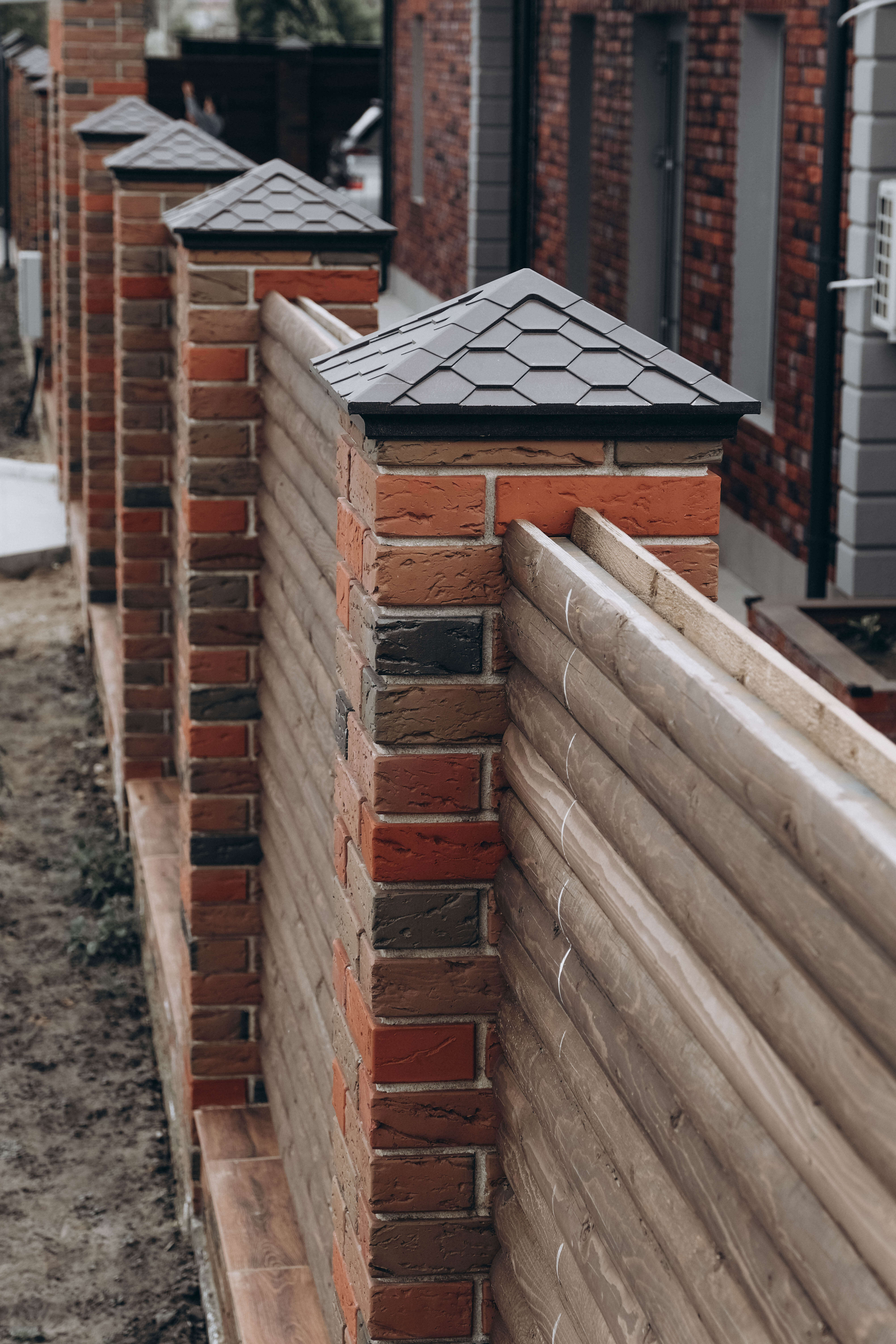 Колпак Zking Эверест Коричневый на столб 1.5х1.5 кирпича (390х390мм) в Сальске фото