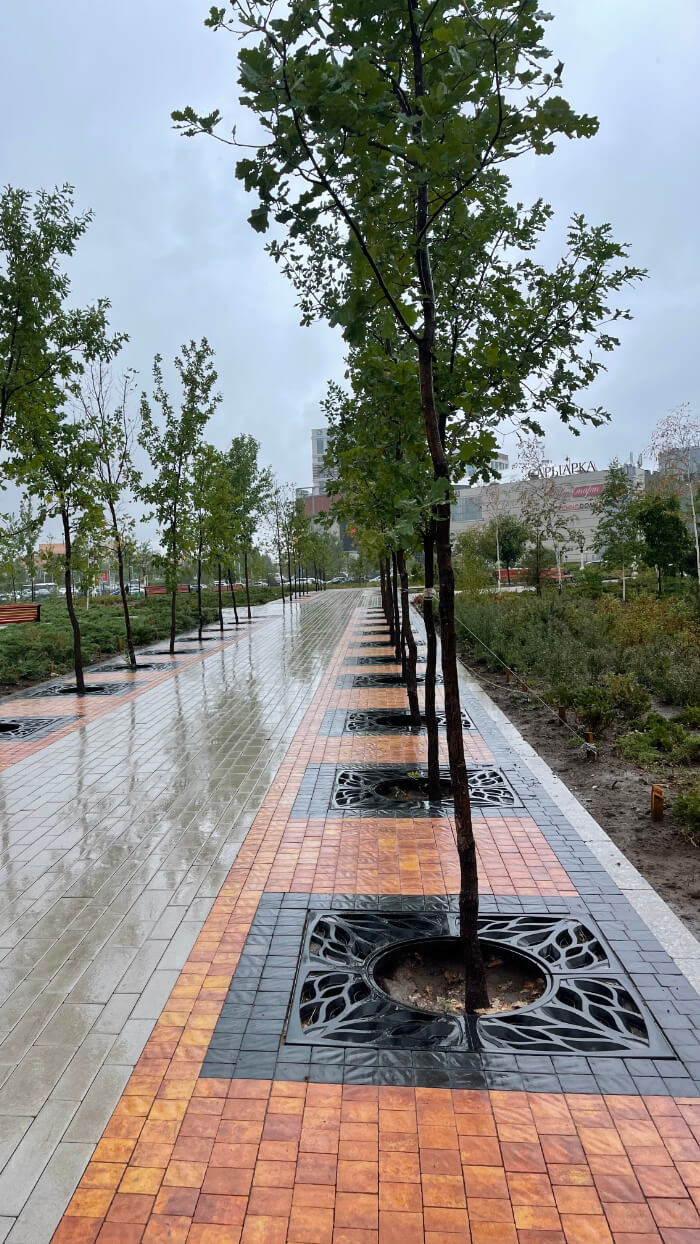 Приствольная решетка для дерева ZKING CRUST 1.2х1.2м Черная в Сальске фото