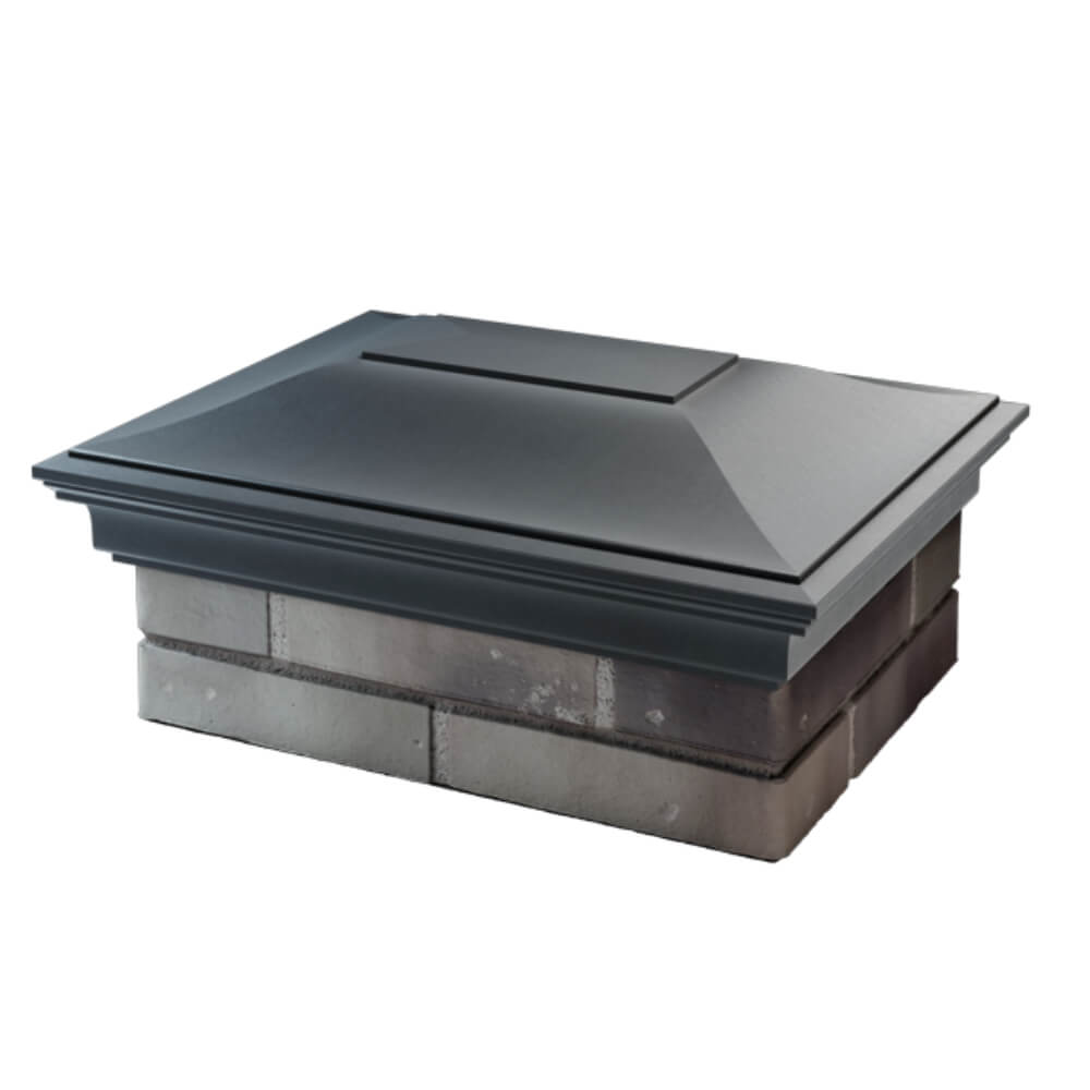 Колпак Zking Монблан Серый на столб 2х1.5 кирпича (515х385мм) в Сальске фото