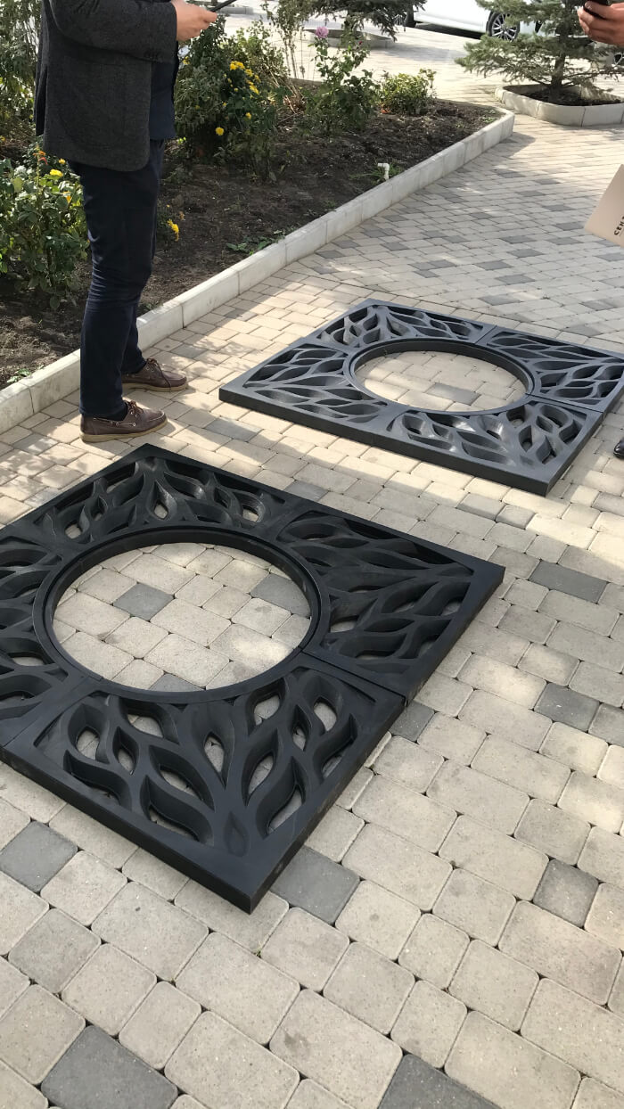 Приствольная решетка для дерева ZKING CRUST 1.2х1.2м Черная в Сальске фото