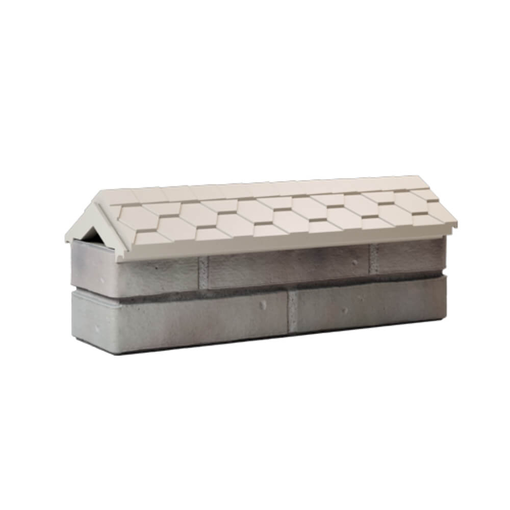 Парапет Zking Эверест Бежевый с посадкой на 0.5 кирпича (130мм) Сальск фото