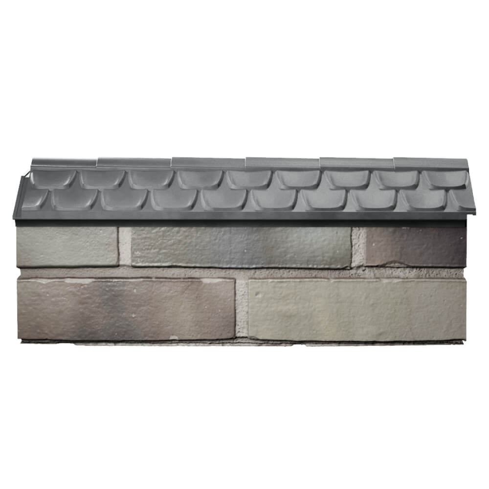 Парапет Zking Эльбрус Серый с посадкой на 0.5 кирпича (130мм) в Сальске фото