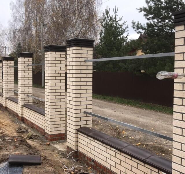 Колпак Zking Бона ХайТек Коричневый на столб 1.5х1.5 кирпича (385х385мм) в Сальске фото