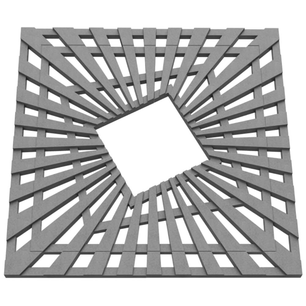 Приствольная решетка для дерева ZKING ATMOSPHERE 1.2х1.2м Серая в Сальске фото