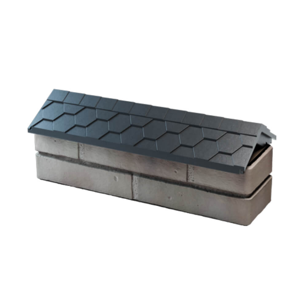 Парапет Zking Эверест Серый с посадкой на 0.5 кирпича (130мм) в Сальске фото