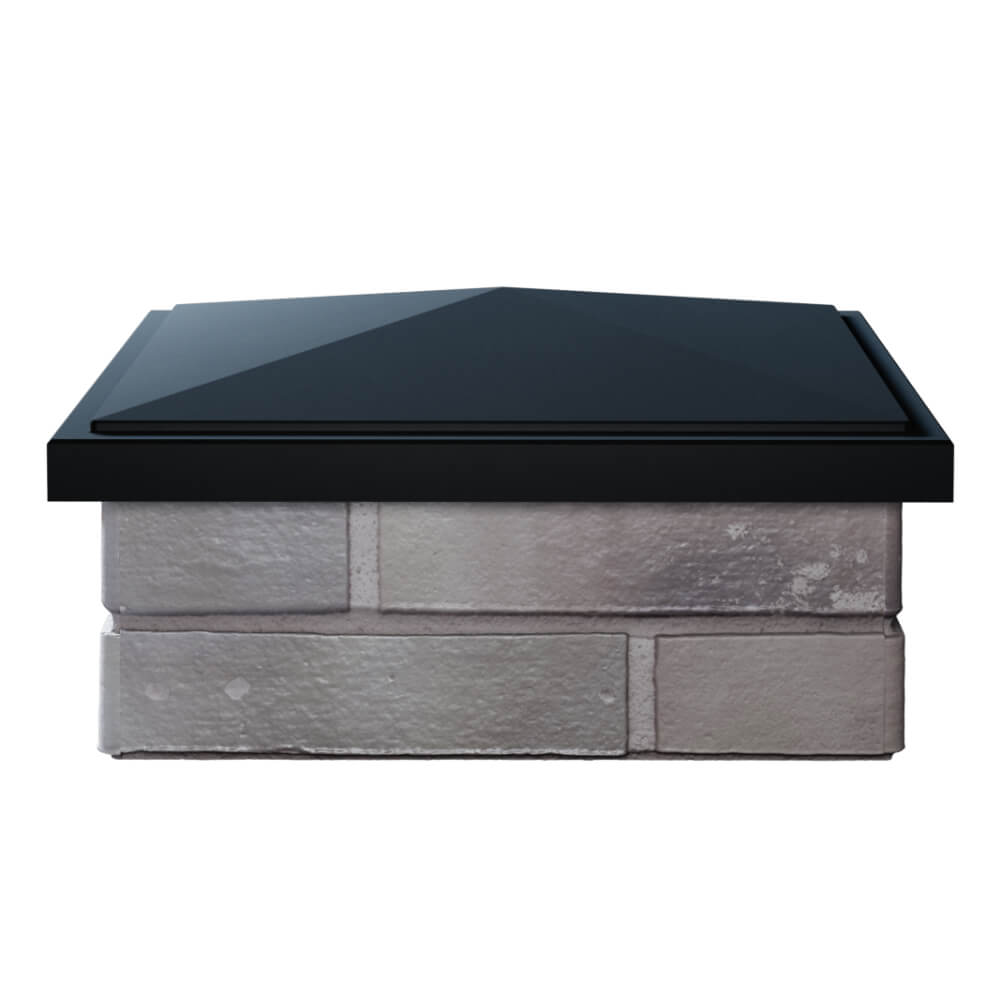 Колпак Zking БонаМоно Черный на столб 1.5х1.5 кирпича (385х385, 400х400мм) Сальск фото