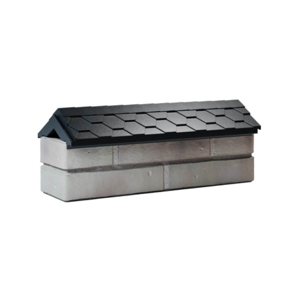 Парапет Zking Эверест Черный с посадкой на 0.5 кирпича (130мм) Сальск фото