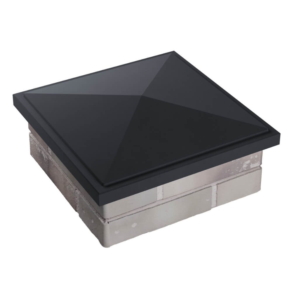 Колпак Zking БонаМоно Серый на столб 1.5х1.5 кирпича (385х385, 400х400мм) в Сальске фото