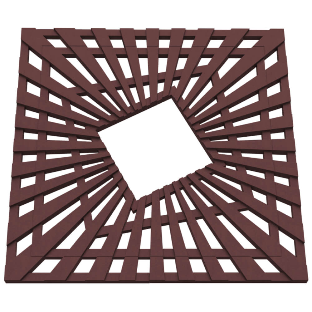 Приствольная решетка для дерева ZKING ATMOSPHERE 1.2х1.2м Коричневая в Сальске фото