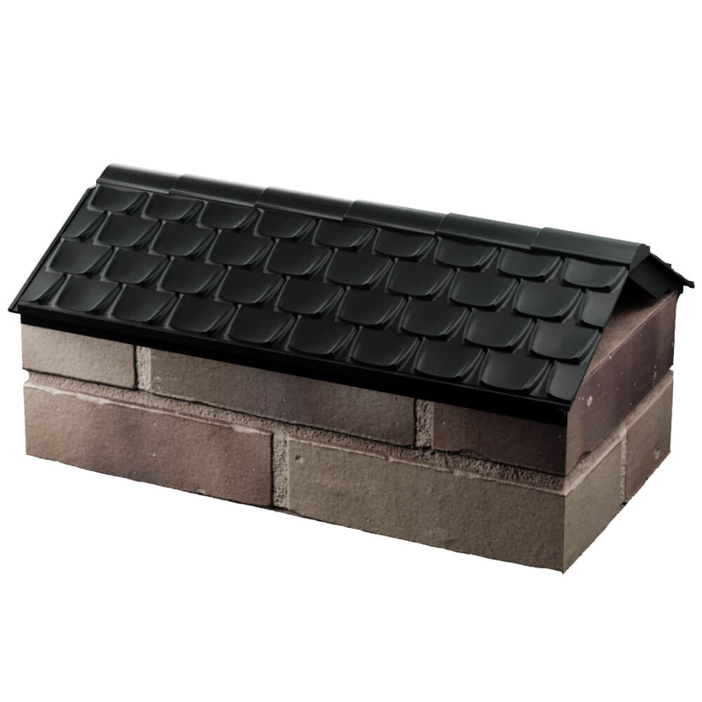 Парапет Zking Эльбрус Черный с посадкой на 1 кирпич (255мм) в Сальске фото