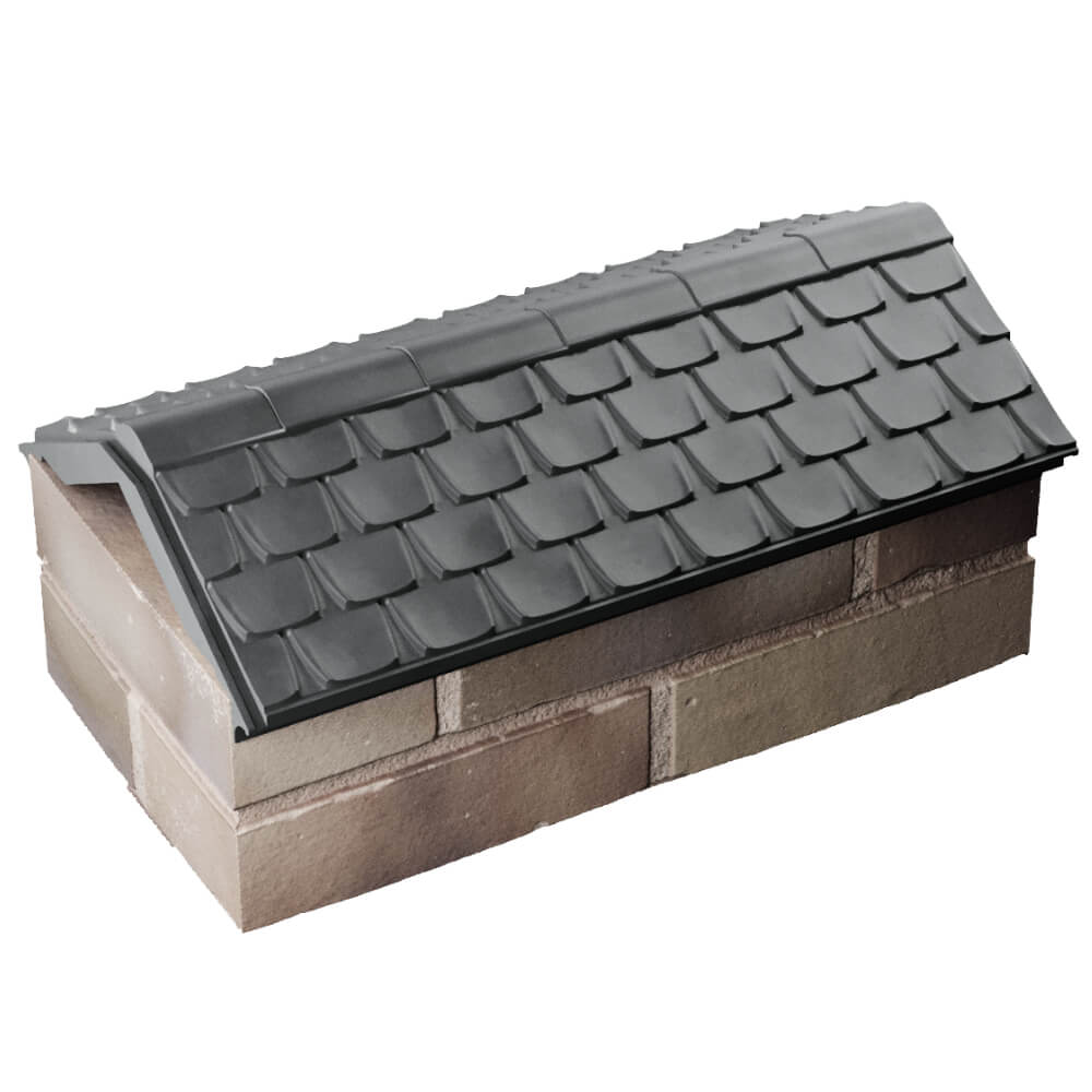 Парапет Zking Эльбрус Серый с посадкой на 1 кирпич (255мм) в Сальске фото