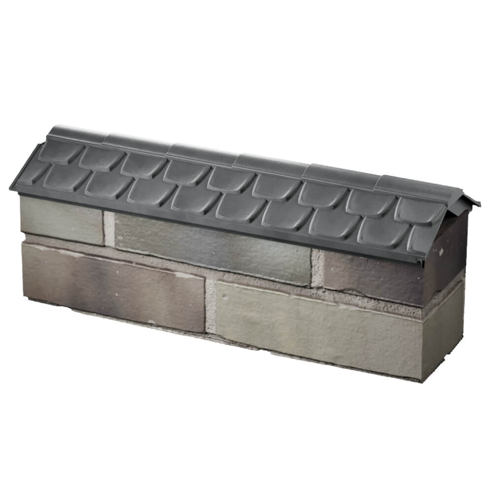 Парапет Zking Эльбрус Серый с посадкой на 0.5 кирпича (130мм) в Сальске фото