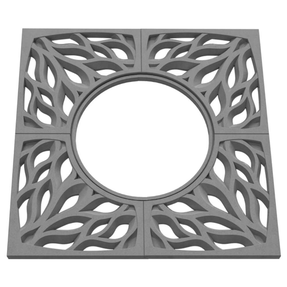 Приствольная решетка для дерева ZKING CRUST 1.2х1.2м Серая в Сальске фото