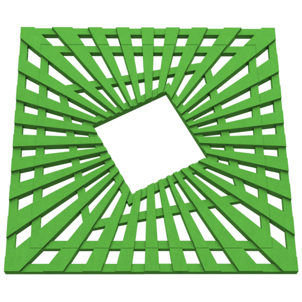 Приствольная решетка для дерева ZKING ATMOSPHERE 1.2х1.2м Зеленая в Сальске фото