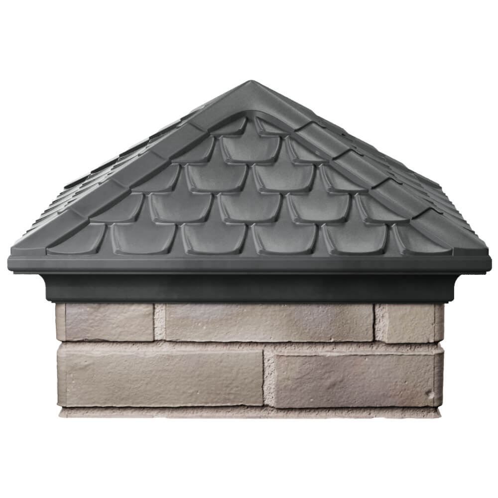 Колпак Zking Эльбрус Серый на столб 1.5х1.5 кирпича (385х385мм) Сальск фото