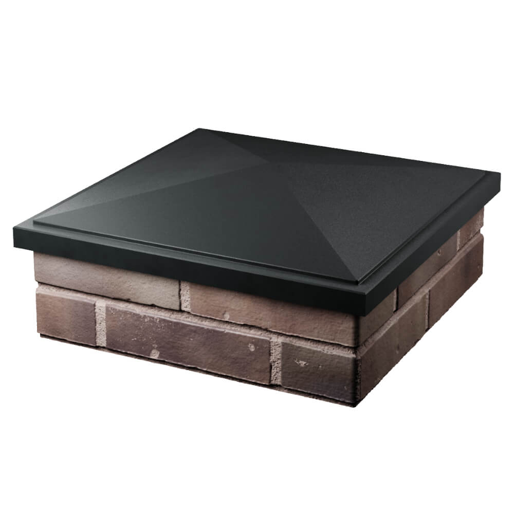 Колпак Zking БонаМоно Черный на столб 2х2 кирпича (515х515, 530х530мм) в Сальске фото