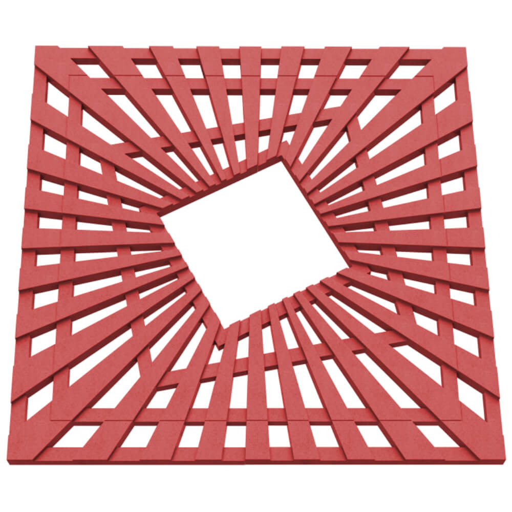 Приствольная решетка для дерева ZKING ATMOSPHERE 1.2х1.2м Красная в Сальске фото