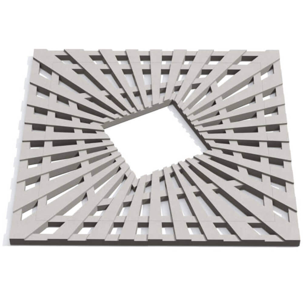 Приствольная решетка для дерева ZKING ATMOSPHERE 1.2х1.2м Бежевая Сальск фото