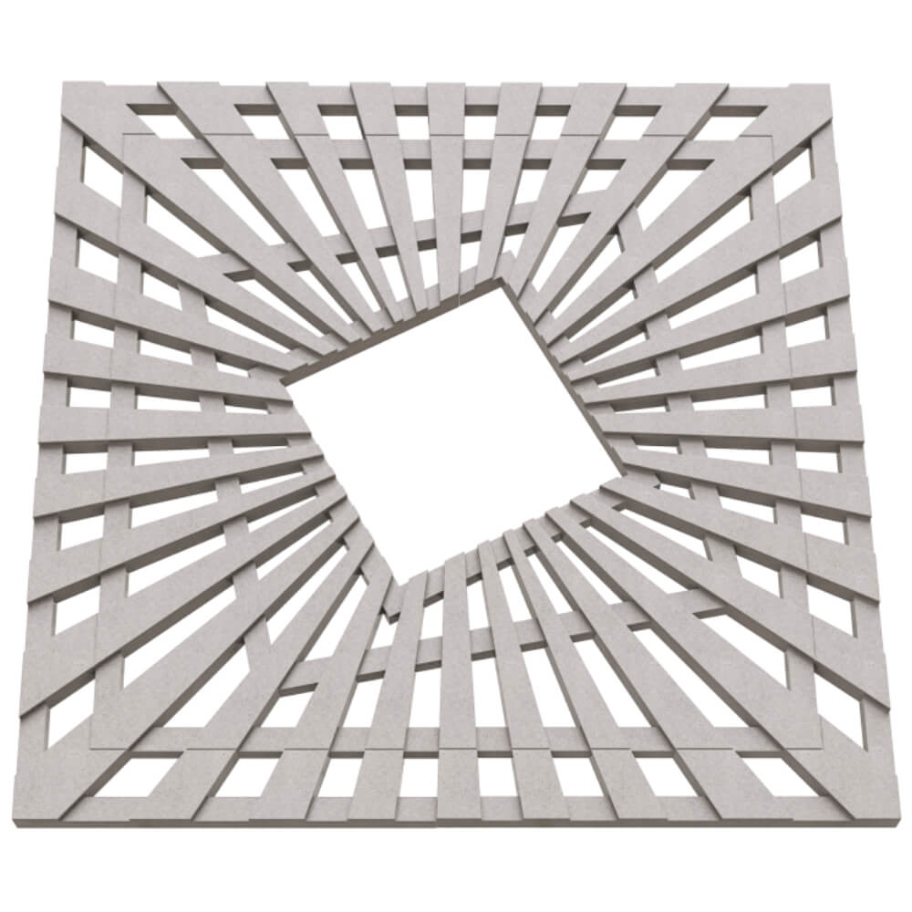 Приствольная решетка для дерева ZKING ATMOSPHERE 1.2х1.2м Бежевая в Сальске фото