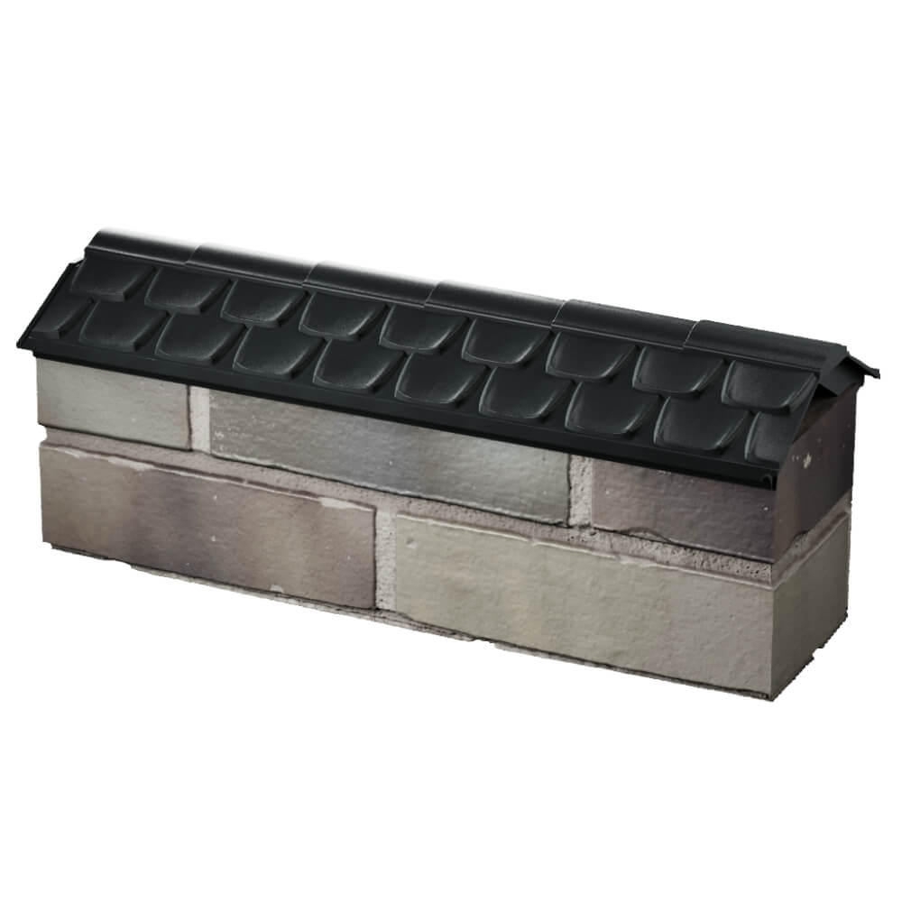 Парапет Zking Эльбрус Черный с посадкой на 0.5 кирпича (130мм) в Сальске фото