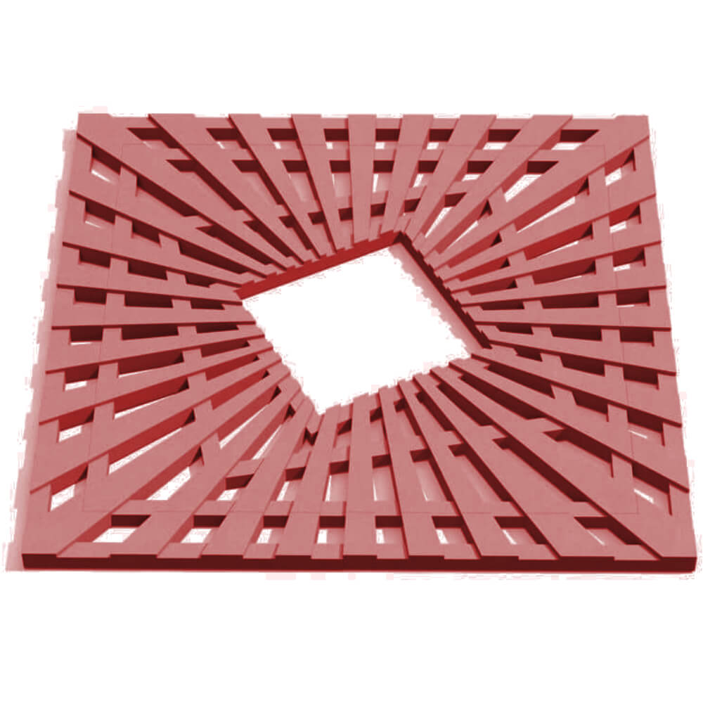 Приствольная решетка для дерева ZKING ATMOSPHERE 1.2х1.2м Красная Сальск фото