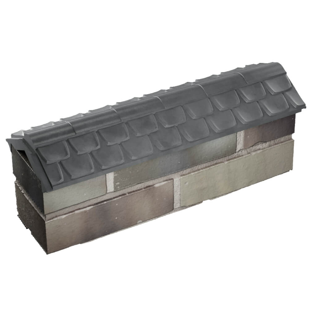 Парапет Zking Эльбрус Серый с посадкой на 0.5 кирпича (130мм) в Сальске фото