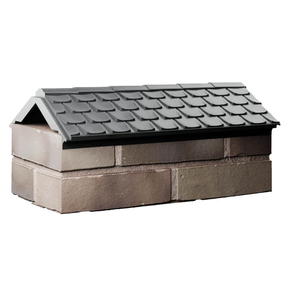 Парапет Zking Эльбрус Серый с посадкой на 1 кирпич (255мм) Сальск фото