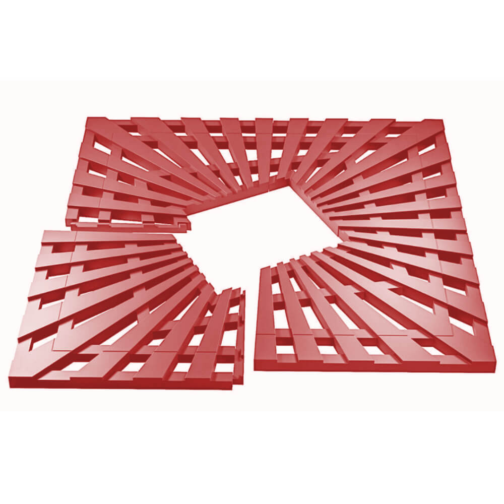 Приствольная решетка для дерева ZKING ATMOSPHERE 1.2х1.2м Красная в Сальске фото