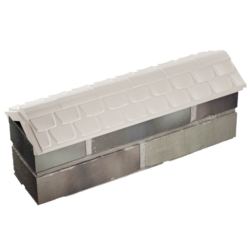 Парапет Zking Эльбрус Бежевый с посадкой на 0.5 кирпича (130мм) в Сальске фото