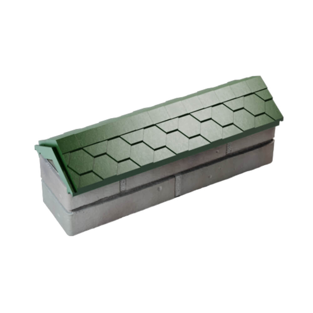 Парапет Zking Эверест Зеленый с посадкой на 0.5 кирпича (130мм) в Сальске фото