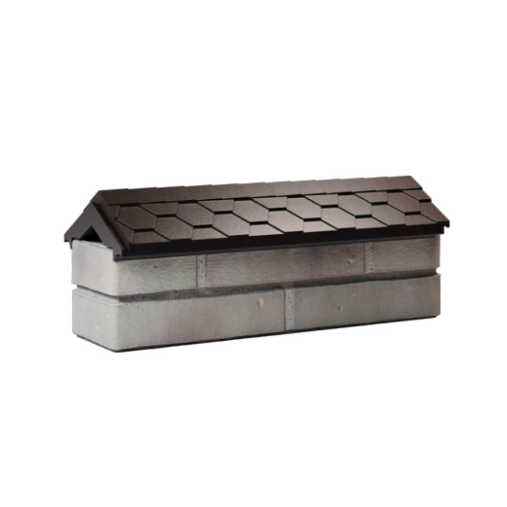 Парапет Zking Эверест Коричневый с посадкой на 0.5 кирпича (130мм) Сальск фото