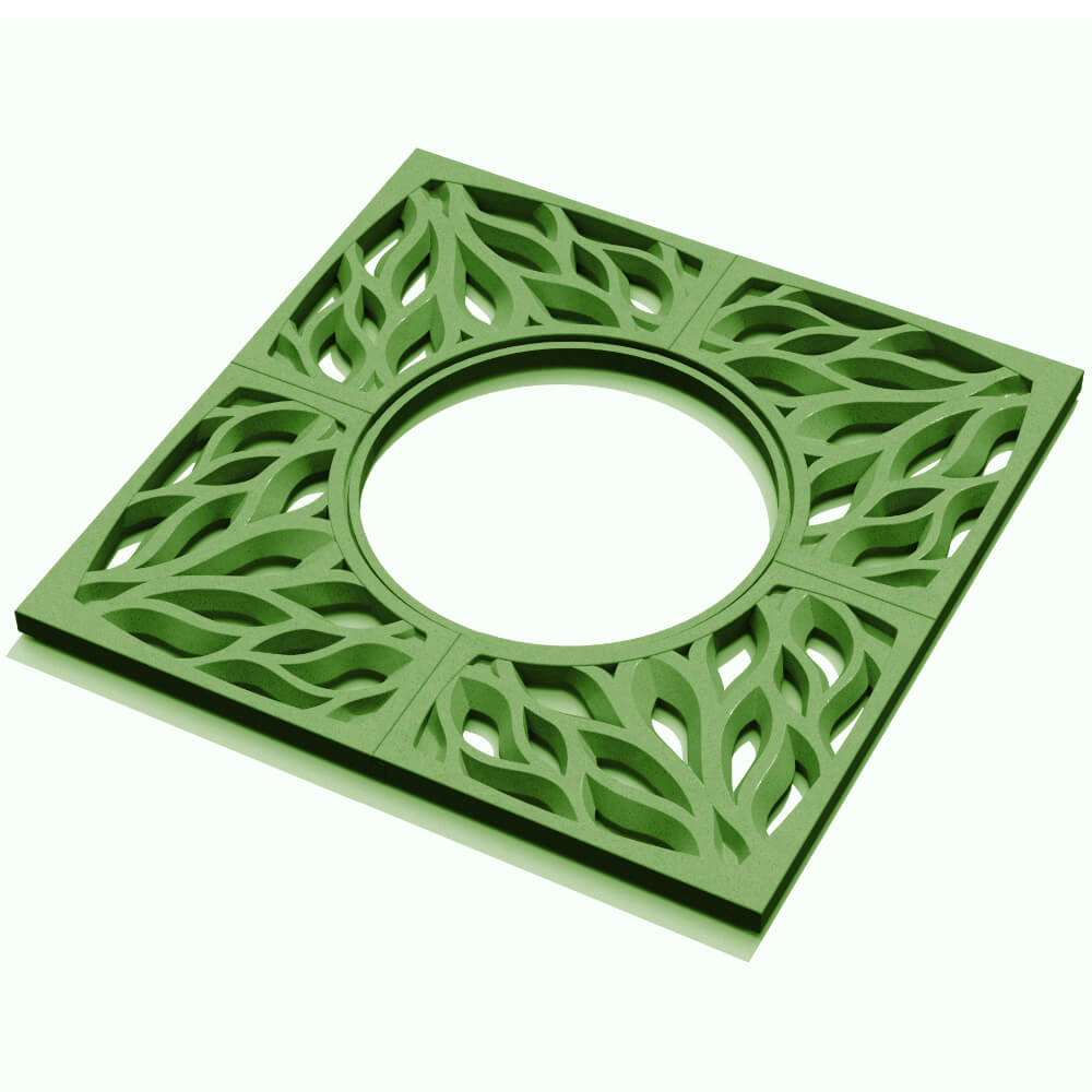 Приствольная решетка для дерева ZKING CRUST 1.2х1.2м Зеленая в Сальске фото