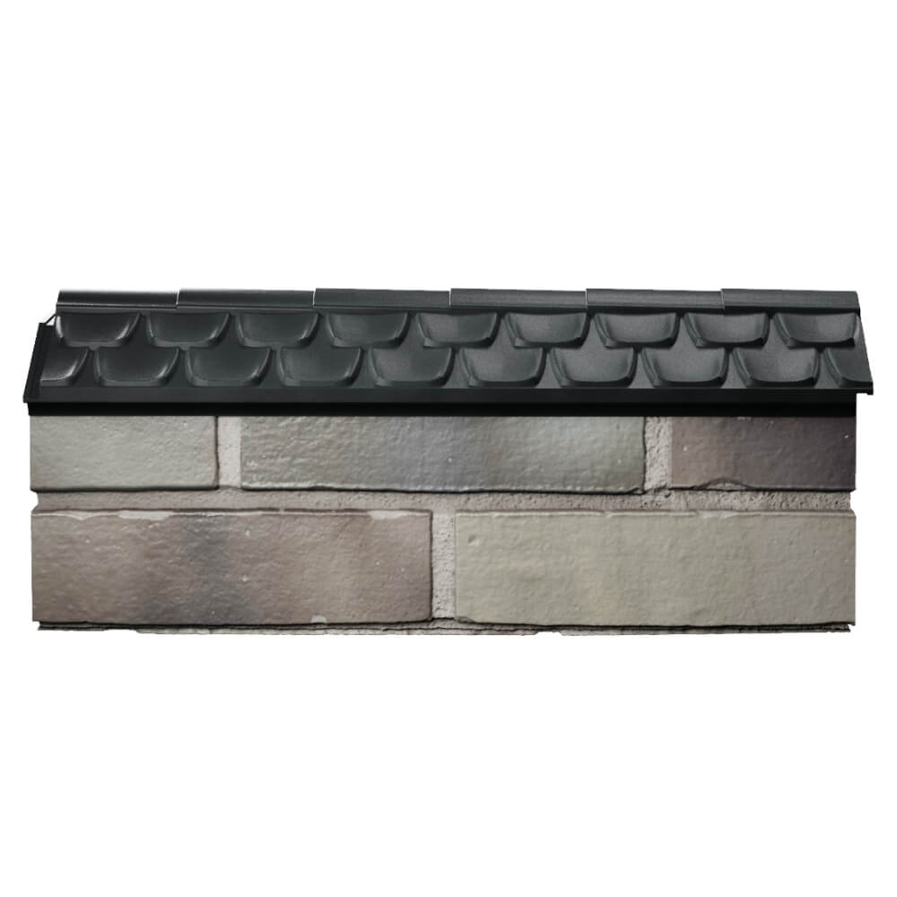 Парапет Zking Эльбрус Черный с посадкой на 0.5 кирпича (130мм) в Сальске фото