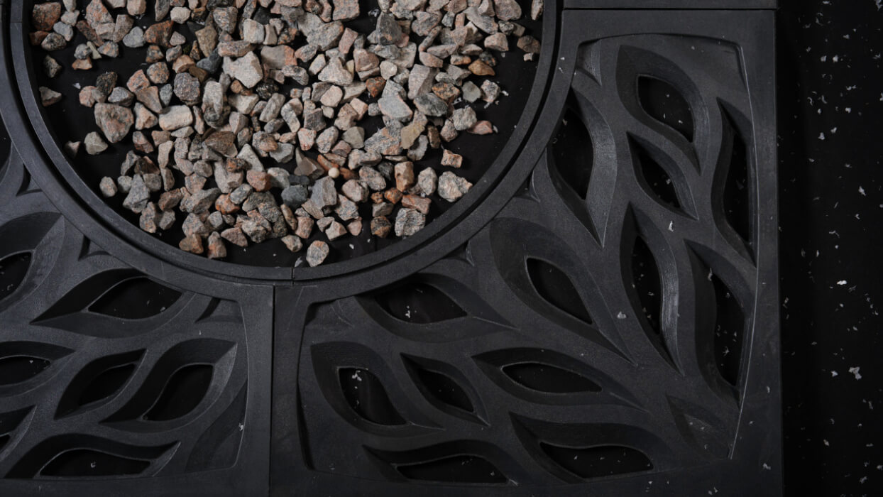 Приствольная решетка для дерева ZKING CRUST 1.2х1.2м Черная в Сальске фото